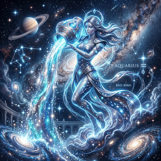 Tử vi cung Bảo Bình tháng 4 năm 2026: Kẻ lập dị "Thiên tài" hay Chúa tể "Nổi loạn"?