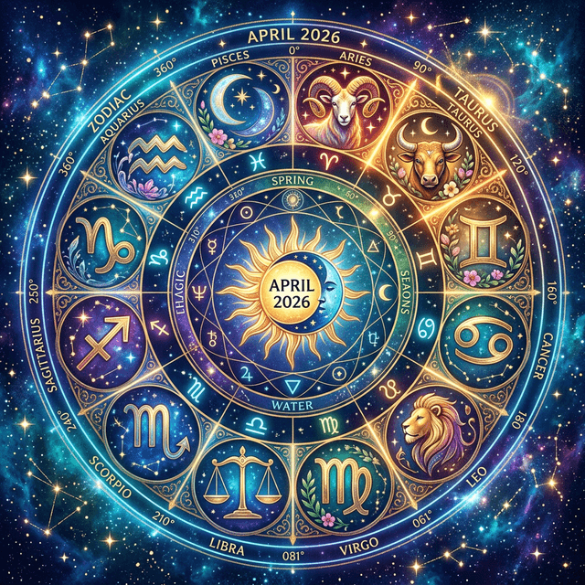 Tử Vi 12 Cung Hoàng Đạo Tháng 4/2026: Ai Bứt Phá Mạnh Mẽ Nhất?