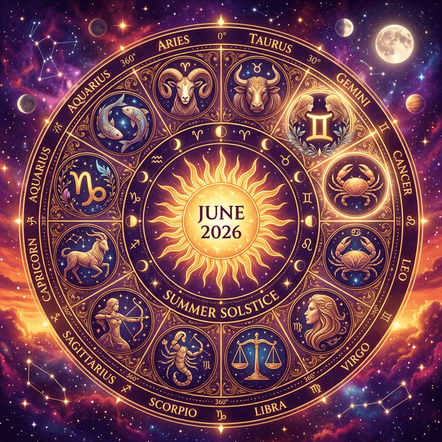 Tử Vi 12 Cung Hoàng Đạo Tháng 6/2026: Đỉnh Điểm Cảm Xúc & Kéo Gọn Kho Lộc