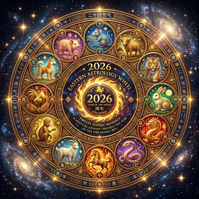 Tử vi năm 2026 theo tuổi 12 con giáp phương Đông