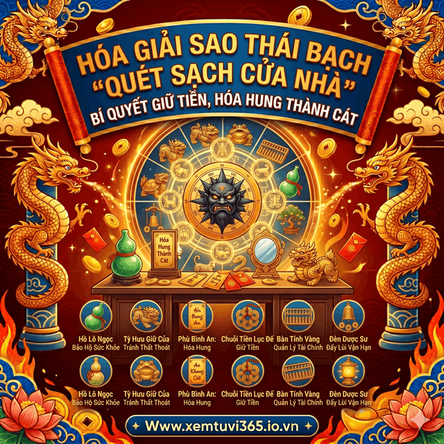 Hóa Giải Sao Thái Bạch 'Quét Sạch Cửa Nhà': Bí Quyết Giữ Tiền, Hóa Hung Thành Cát