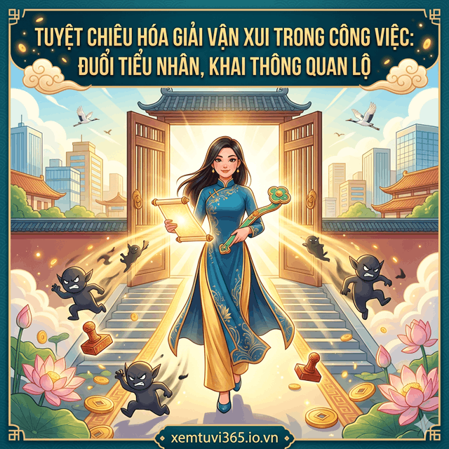 Tuyệt Chiêu Hóa Giải Vận Xui Trong Công Việc: Đuổi Tiểu Nhân, Khai Thông Quan Lộ