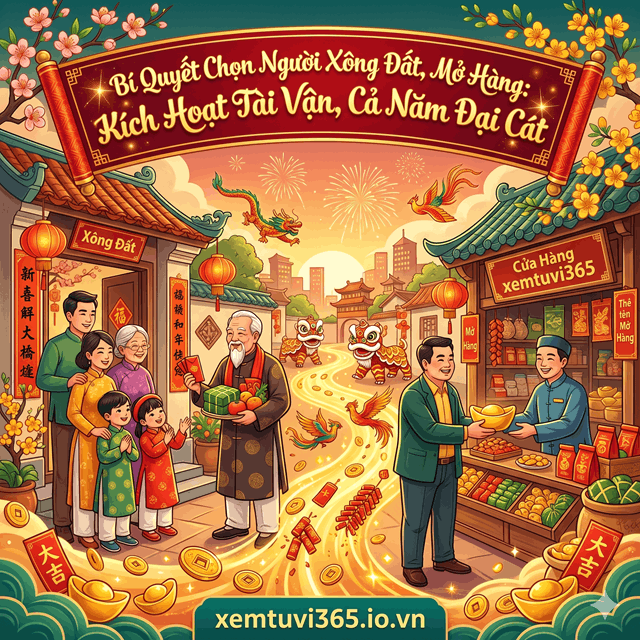 Bí Quyết Chọn Người Xông Đất, Mở Hàng: Kích Hoạt Tài Vận, Cả Năm Đại Cát