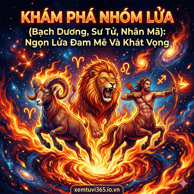 Khám Phá Nhóm Lửa (Bạch Dương, Sư Tử, Nhân Mã): Ngọn Lửa Đam Mê Và Khát Vọng