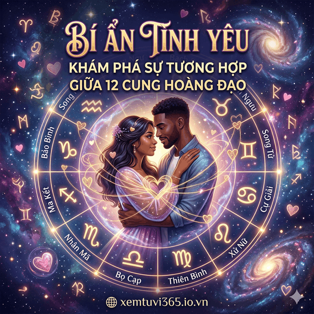 Bí Ẩn Tình Yêu: Khám Phá Sự Tương Hợp Giữa 12 Cung Hoàng Đạo