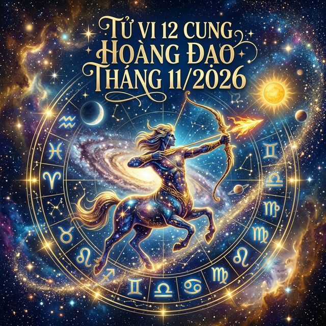 Tử Vi 12 Cung Hoàng Đạo Tháng 11 Năm 2026: Vươn Ra Biển Lớn & Đón Tự Do