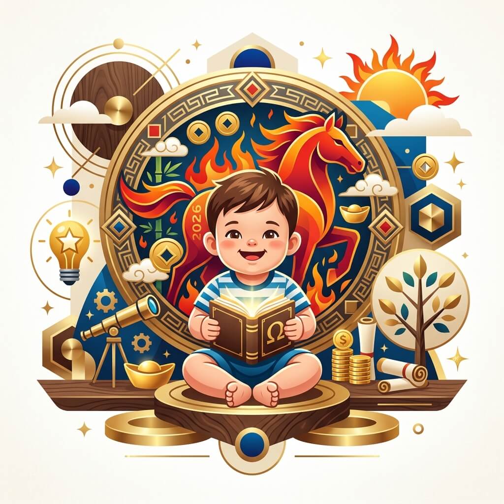 Đặt Tên Con Trai Sinh Năm 2026 (Bính Ngọ): 50+ Tên Phong Thủy Kích Công Danh