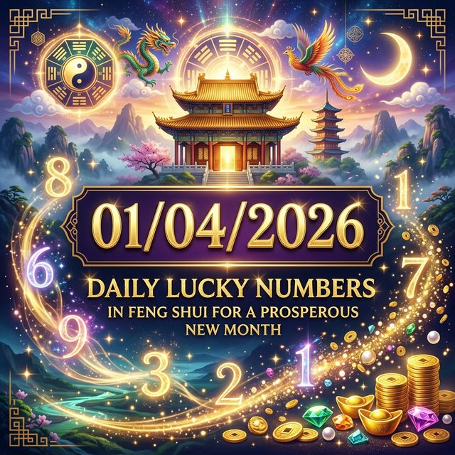 Con Số May Mắn Hôm Nay 01/04/2026 Theo Tuổi: Kích Khí Đầu Tháng, Né Mọi Cú Lừa