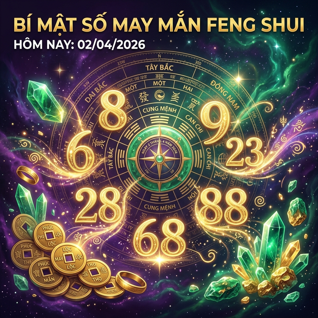 Con Số May Mắn Hôm Nay 02/04/2026 Theo Tuổi: Bí Thuật Hack Vận Khí