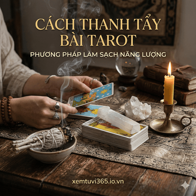 Cách Thanh Tẩy Bài Tarot: Bí Quyết 'F5' Năng Lượng Cho Bộ Bài