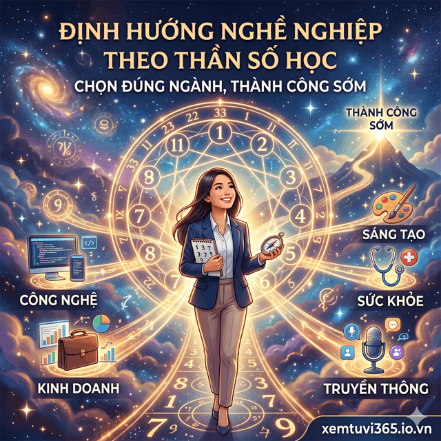 Định Hướng Nghề Nghiệp Theo Thần Số Học: Chọn Đúng Ngành, Thành Công Sớm