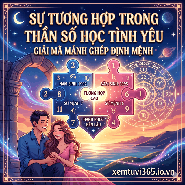 Sự Tương Hợp Trong Thần Số Học Tình Yêu: Giải Mã Mảnh Ghép Định Mệnh