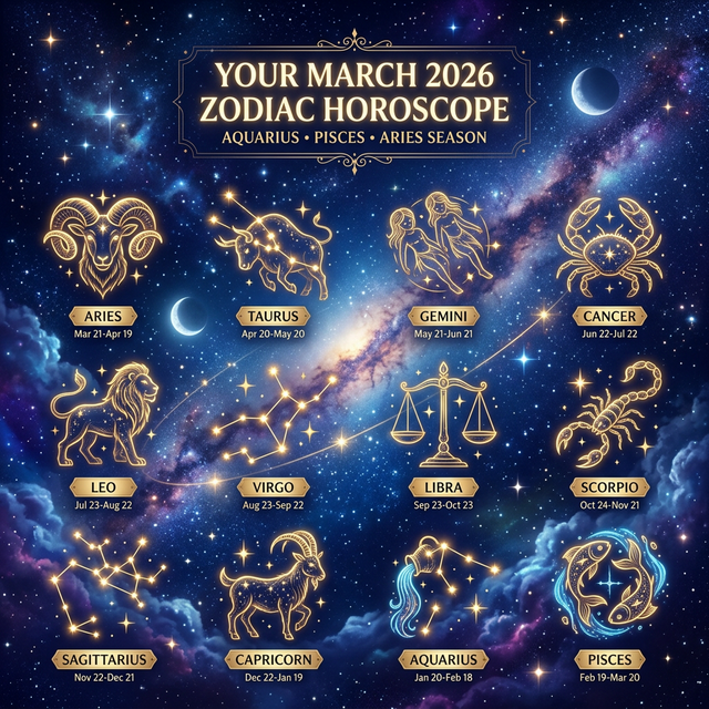 12 cung hoàng đạo tháng 3/2026: Ai bứt phá mạnh nhất?