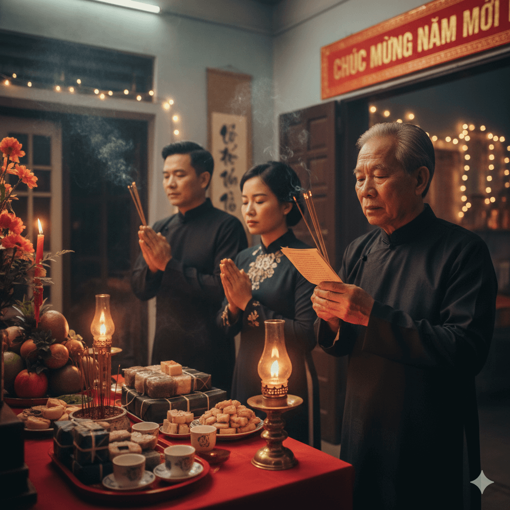Quy Trình Lễ Cúng Tất Niên Và Giao Thừa Chuẩn Truyền Thống