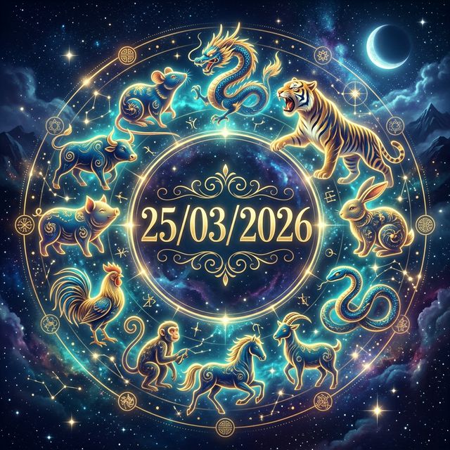 Tử Vi Ngày 25/03/2026 Cho 12 Con Giáp: Vén Màn Cát Hung, Ai Lên Hương, Ai Cẩn Trọng?