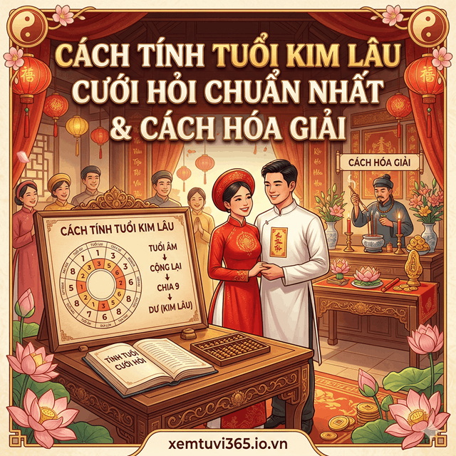 Cách Tính Tuổi Kim Lâu Cưới Hỏi Chuẩn Nhất & Cách Hóa Giải