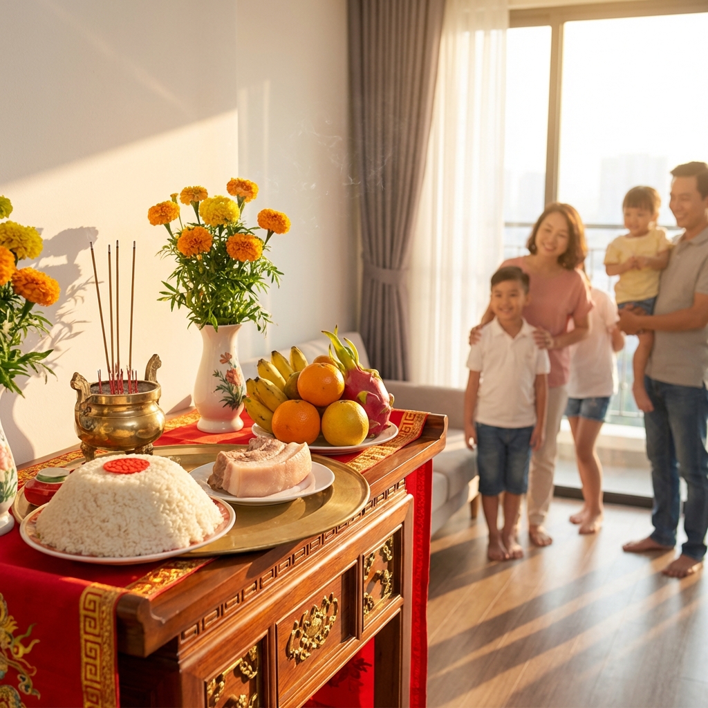 Văn Khấn Lễ Nhập Trạch Về Nhà Mới (Báo Cáo Thổ Công)