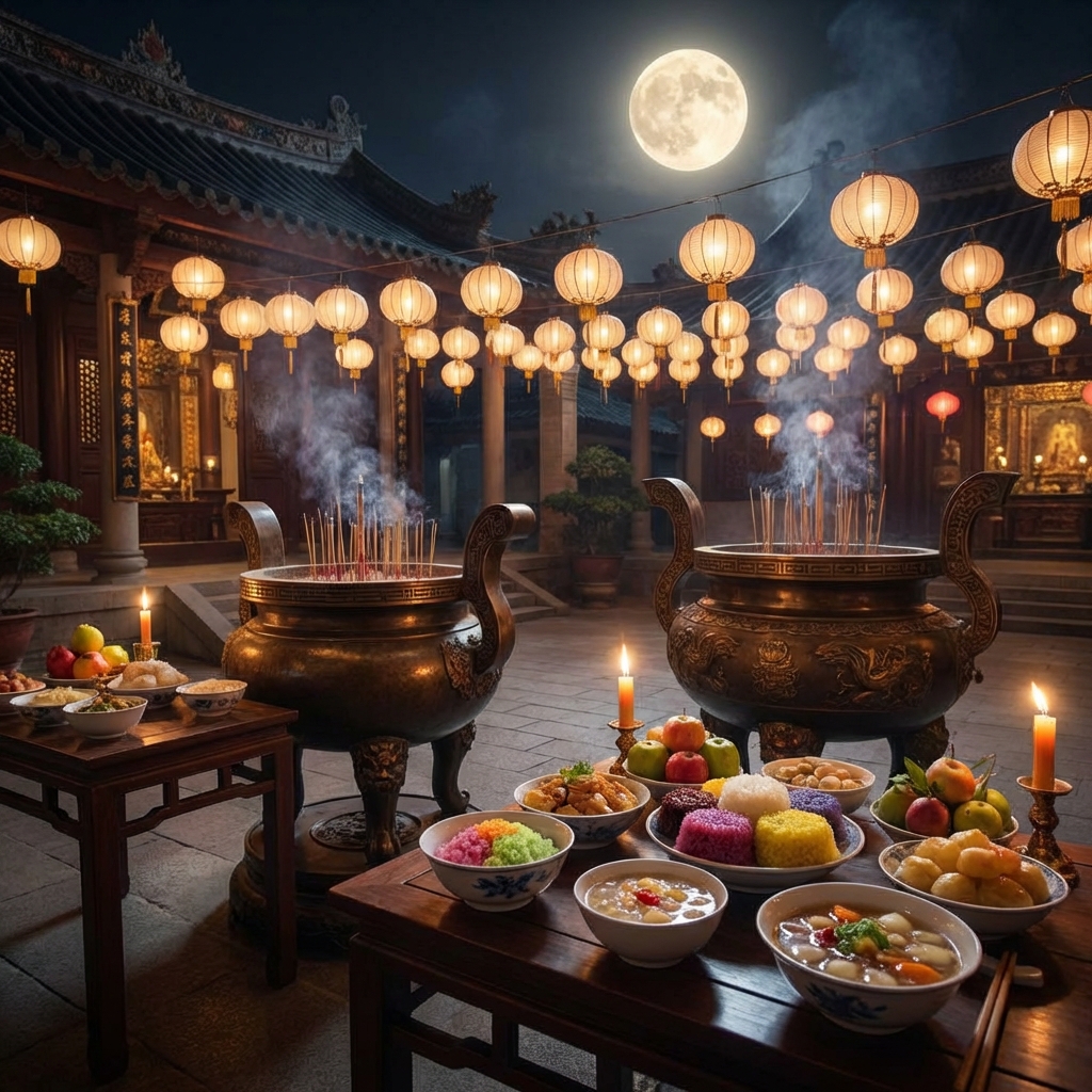 Văn Khấn Rằm Tháng Giêng (Tết Nguyên Tiêu) Chuẩn Nhất