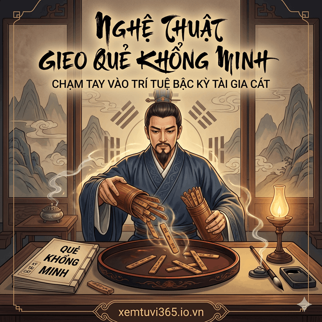 Nghệ Thuật Gieo Quẻ Khổng Minh: Chạm Tay Vào Trí Tuệ Bậc Kỳ Tài Gia Cát