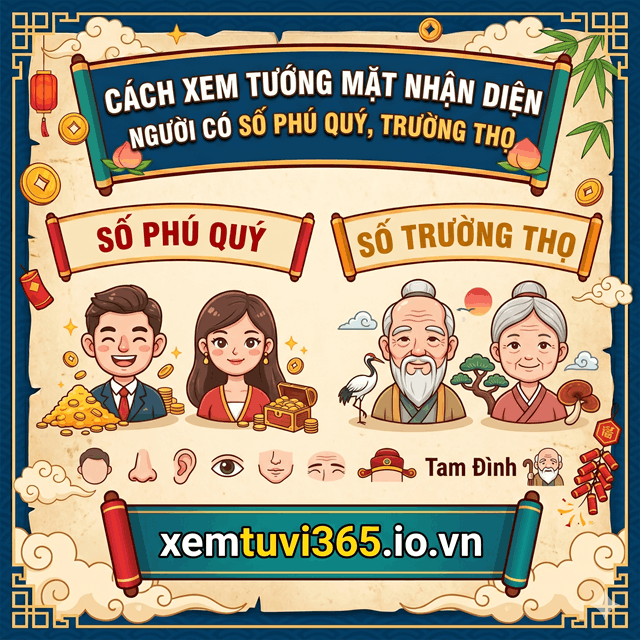 Cách Xem Tướng Mặt Nhận Diện Người Có Số Phú Quý, Trường Thọ