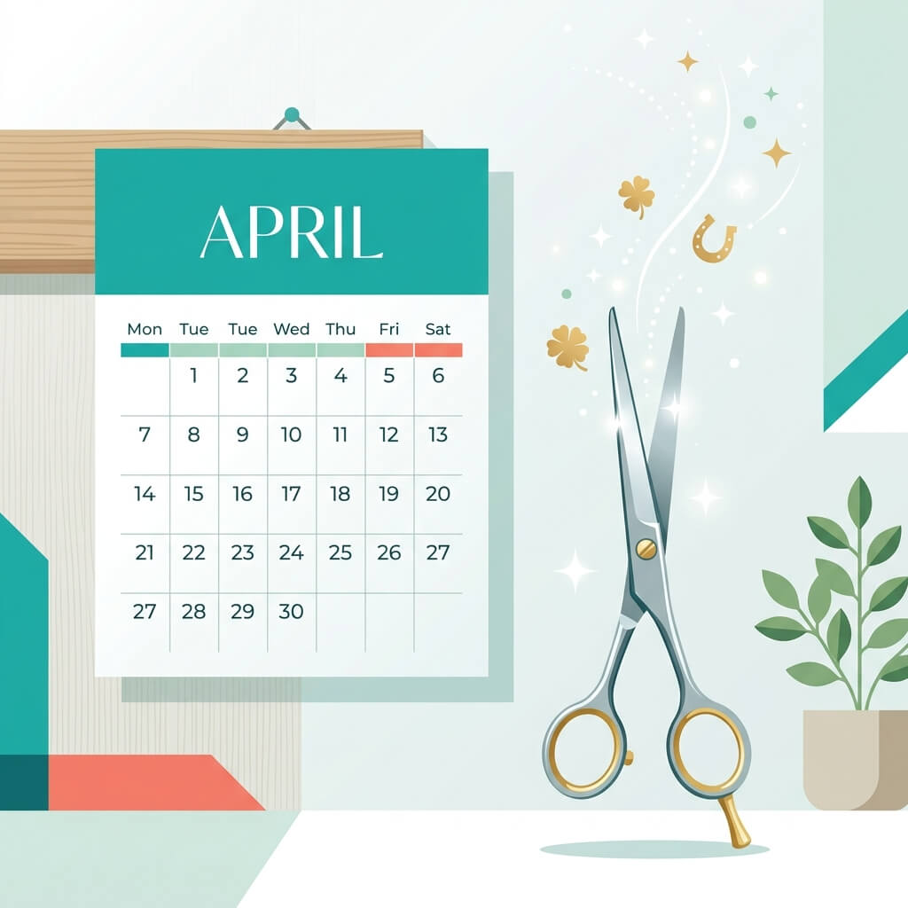 Lịch Cắt Tóc Tháng 4/2026: Chọn Ngày Cát Tường, Xả Xui Rước Lộc Trọn Vẹn