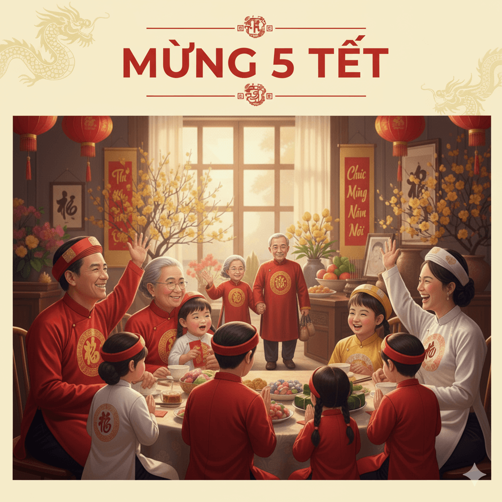 Mùng 5 Tết 2026: Ngày Nguyệt Kỵ Có Nên Ra Khỏi Nhà? Lưu Ý Phong Thủy